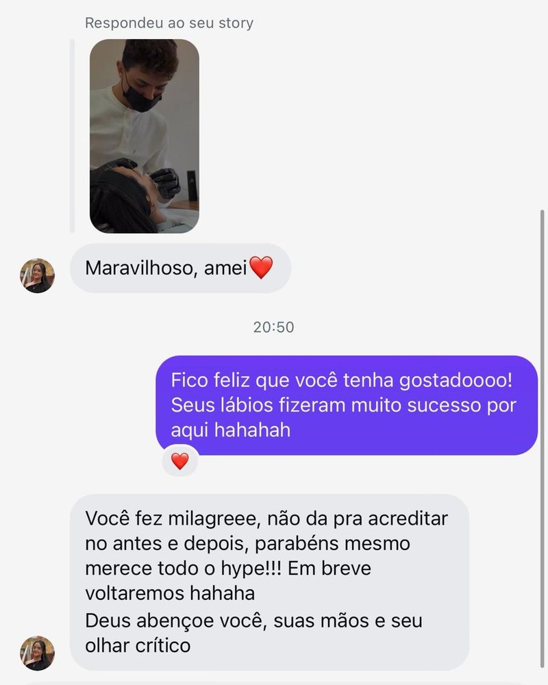 Depoimento de paciente