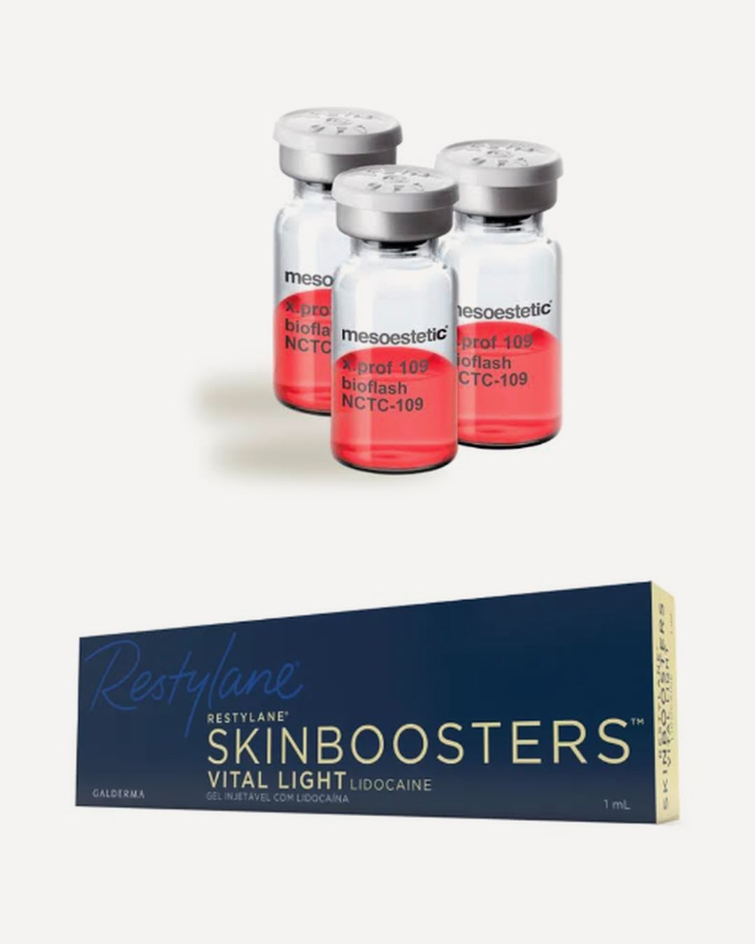 Skinboosters: Restylane Vital Light e mesoestetic NCTC-109